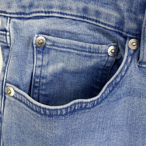 LAUREN RALPH LAUREN Embroidered Crop JEANS 22W Stretch Denim Boho 40 X 23 Stitch - Picture 9 of 16